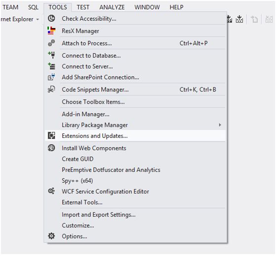 Extension and Updates